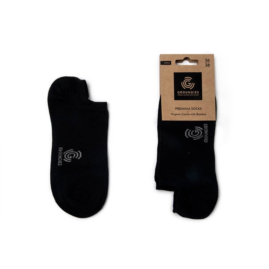 Black Premium Ankle Socks Groundies