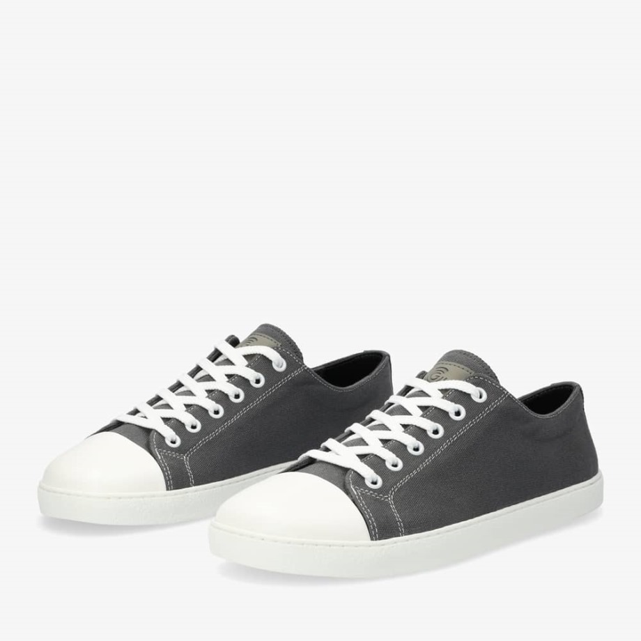 Groundies Grey True Star Low Vegan Men