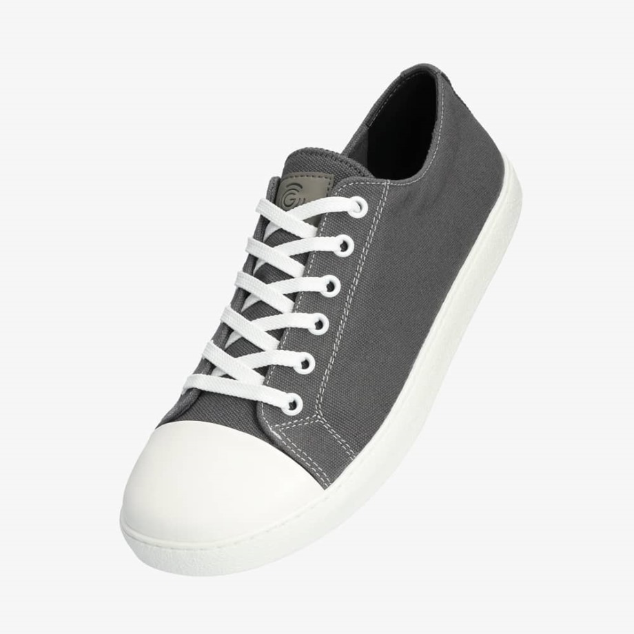 Groundies Grey True Star Low Vegan Men