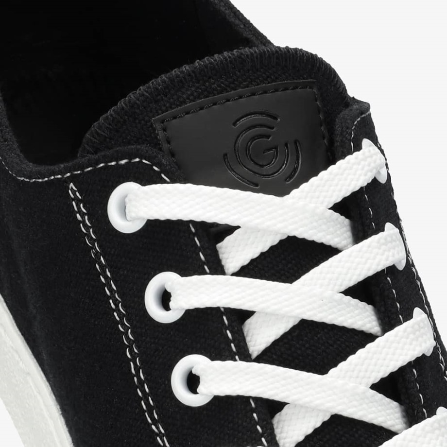 Groundies True Star Low Vegan Men Black