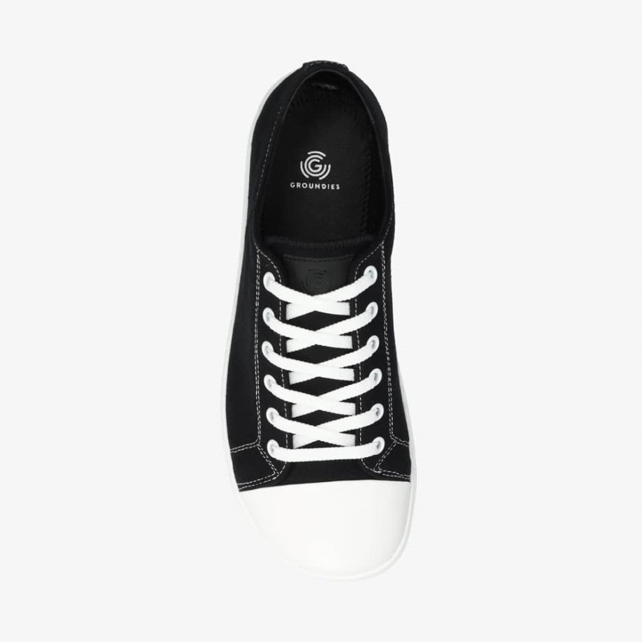 Groundies True Star Low Vegan Men Black