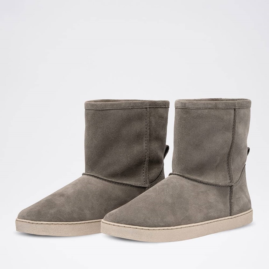 Taupe Groundies Cozy Boot Women
